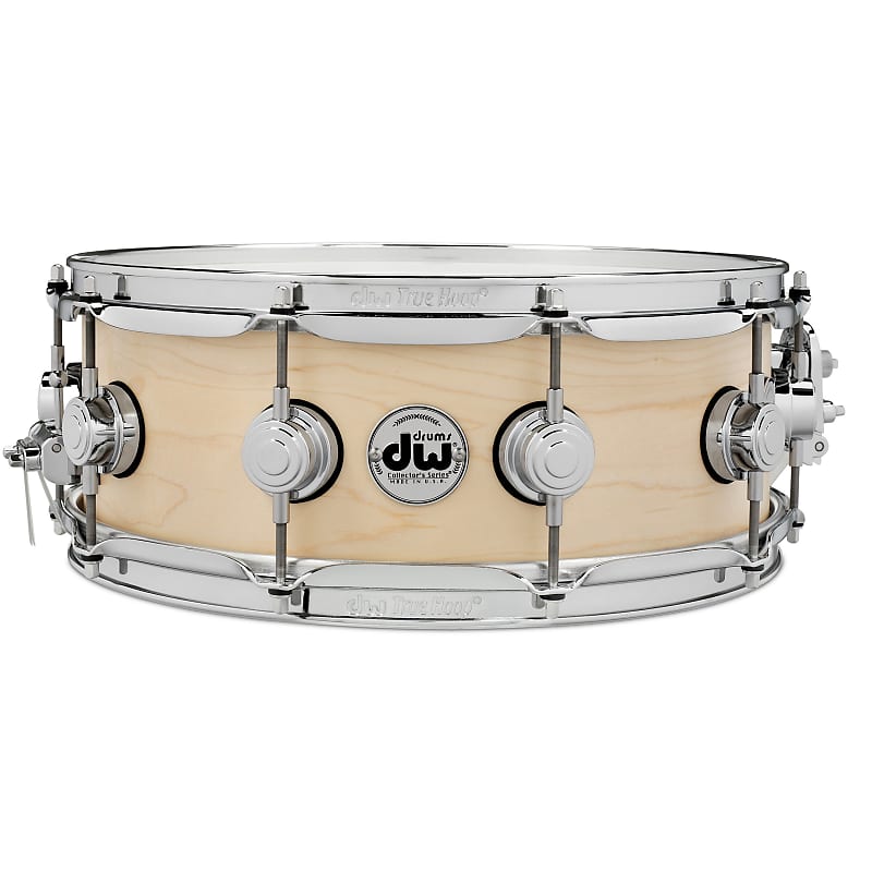 Drum Workshop 14" x 5" Collector's Series Pure Maple Snare Drum - Natural Satin Oil With Chrome Hardware image 1