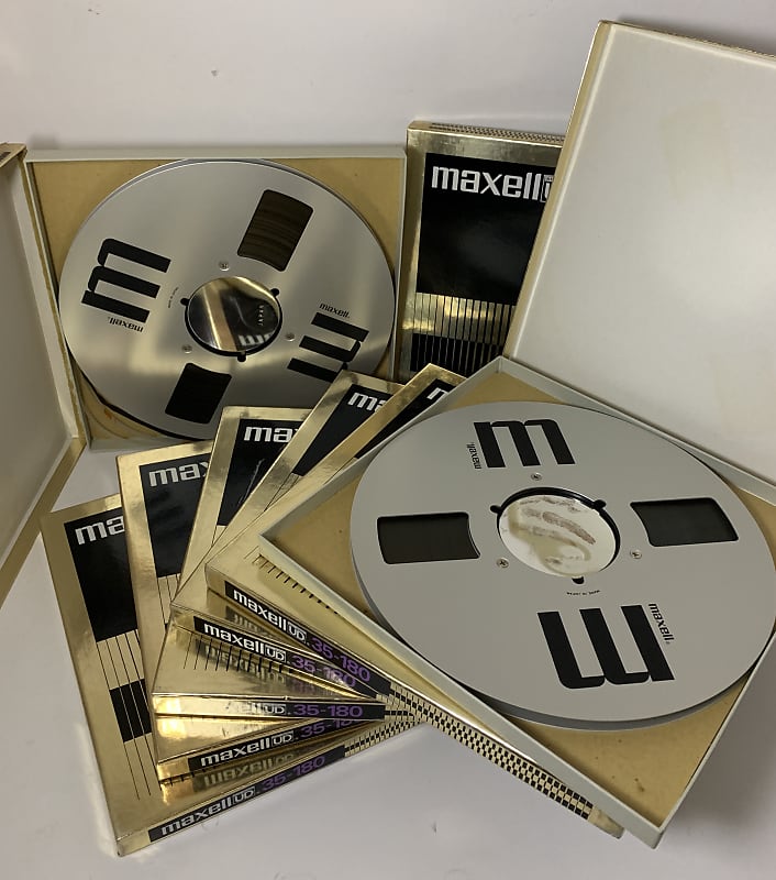 Maxell UD Reel to Reel Tape, LP, 10″ Metal Reel, 3600 ft - Reel to