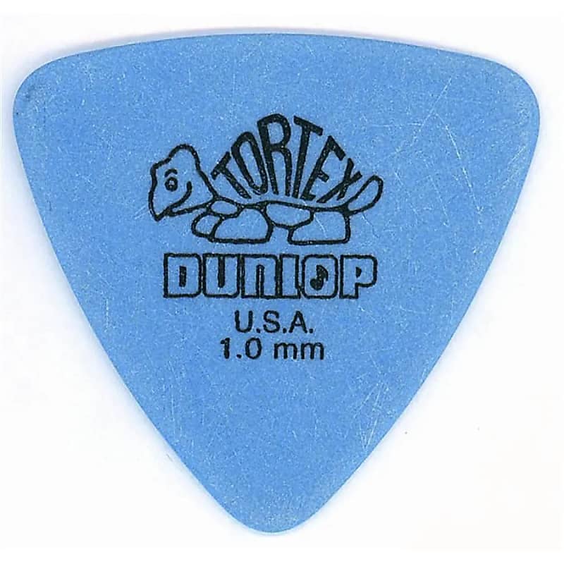 Dunlop 431R10 Tortex Tri 1.0mm Triangle Guitar Picks (72-Pack) image 1
