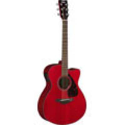Yamaha FSX800C RR Ruby Red Small Body Acoustic/Electric image 3