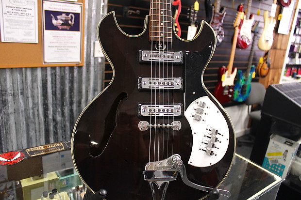Vintage 1960's Teisco Del Rey EP-93T in Mocha Brown | Reverb