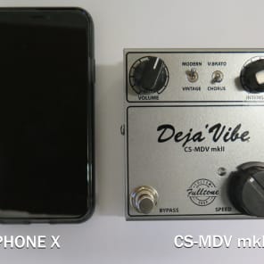Fulltone Mini DejaVibe Mk II Guitar Effect Pedal CS-MDV mkII image 3