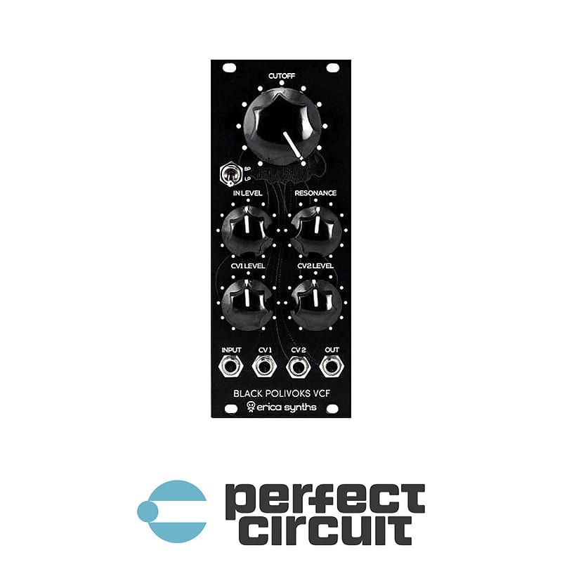 鍵盤楽器 Erica Synths Black Polivoks VCF V2 Erica Synths Black Polivoks VCF v2 - Perfect Circuit