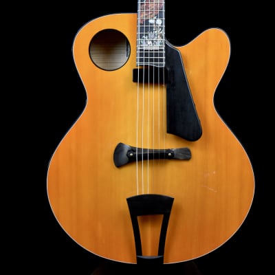 The Lady Gilmoore Archtop  w/ semi-nude Female Figure Inlay for sale