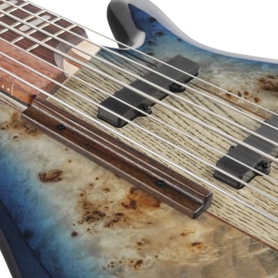 Ibanez SRAS7-CBS Ashula Bass Workshop SR Electric Bass 7-String - Cosmic Blue Sunburst + Case image 5