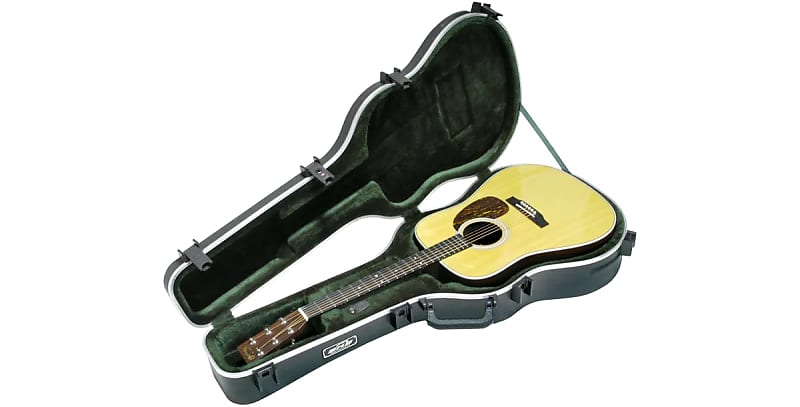 SKB 1SKB-18 Deluxe Dreadnought Acoustic Guitar Hard Case with TSA Latches 2010s - Black image 1