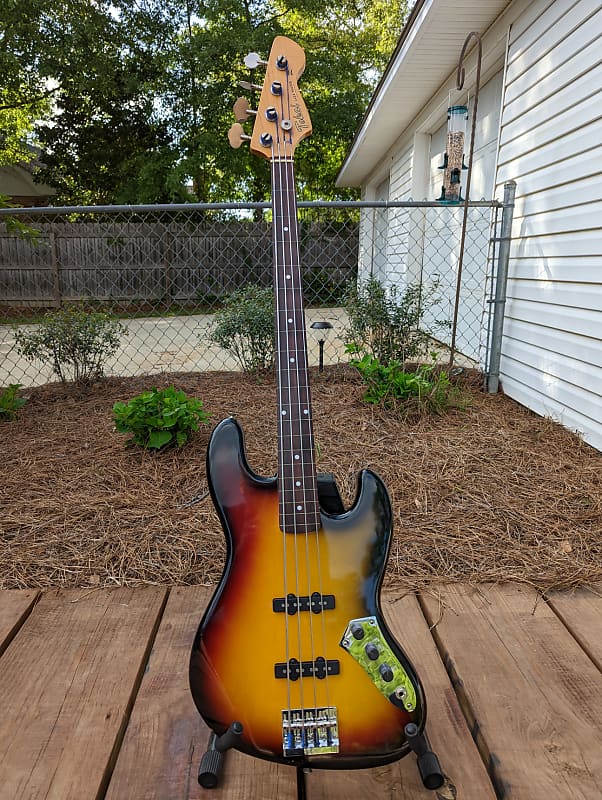 Tokai Jazz Sound Fretless Bass 1984 Sunburst image 1