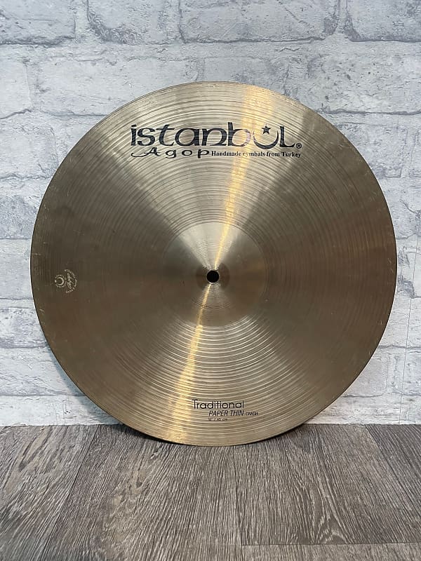 Istanbul Agop Traditional Paper Thin Crash 16"/40cm Crash Cymbal #HL12 image 1