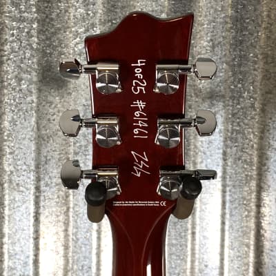 Reverend Limited Edition Roundhouse Semi Hollow Body Archtop Vintage Clear Natural Guitar #4 Blem image 4
