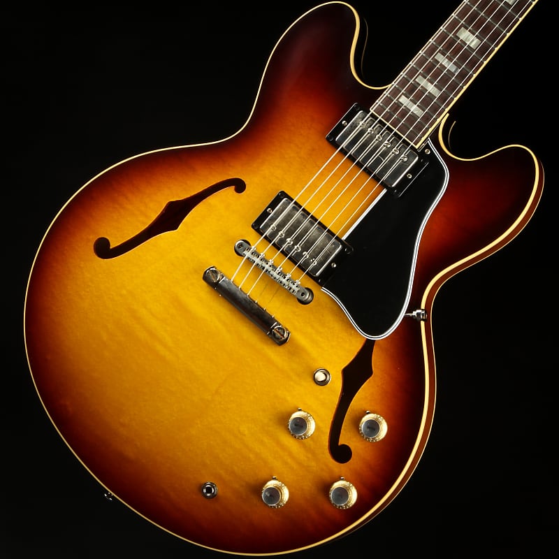 Gibson Custom Shop 1964 ES-335 Reissue VOS Vintage Burst - Electric Guitar  with Hard Shell Case