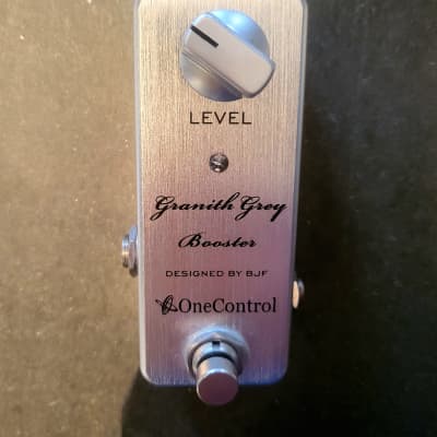 Reverb.com listing, price, conditions, and images for one-control-granith-grey-booster