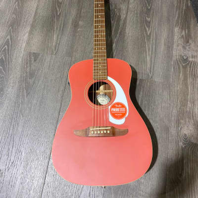 Fender Malibu Player - Fiesta Red Satin image 1