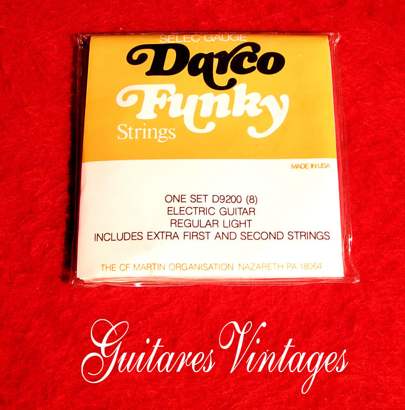 Rare new old stock Darco Funky 1046 1970' 6 string set Reverb