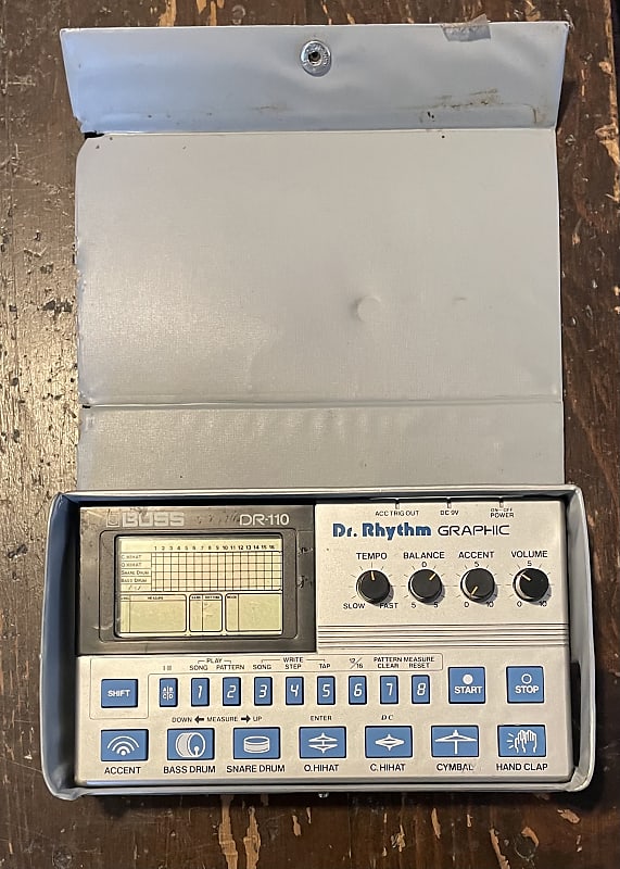 Boss DR-110 Dr. Rhythm Graphic Drum Machine | Reverb