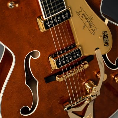 Gretsch G6120TG-DS Players Edition Roundup Orange image 6