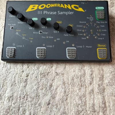 Reverb.com listing, price, conditions, and images for boomerang-boomerang-phrase-sampler