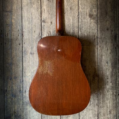 1953 Martin D-18 Acoustic  - Natural finish and hard shell case image 4