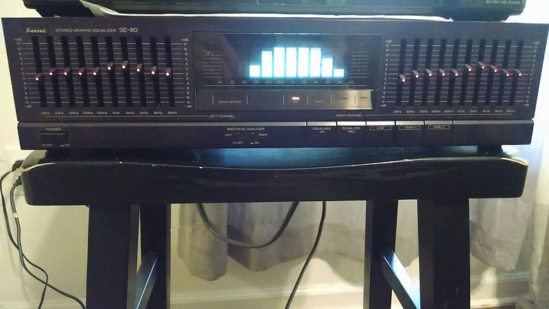 Sansui SE-80 Stereo Equalizer Black