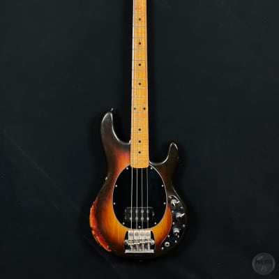 MusicMan Stingray Bass from 1977 in sunburst finish with original 
