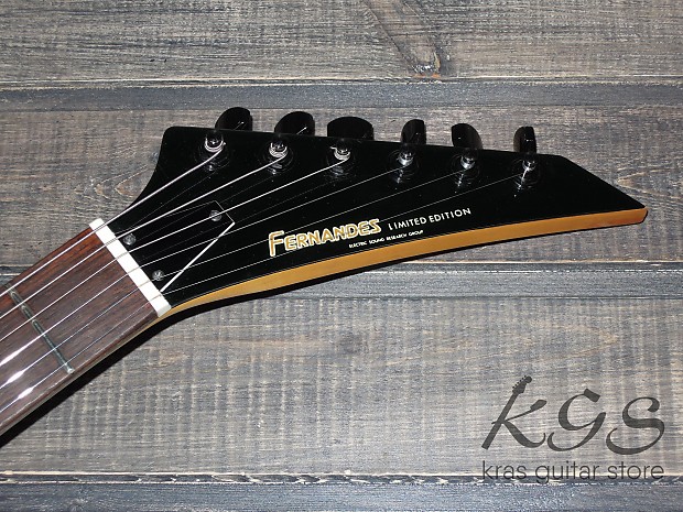 Fernandes STJ-45 Superstrat 1980-s Black | Reverb