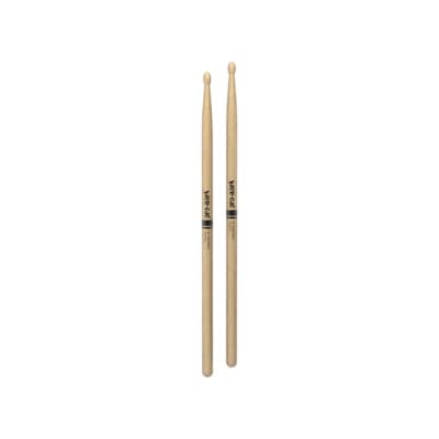 Promark Hickory 5B Wood Tip Drum Sticks - TX5BW image 2