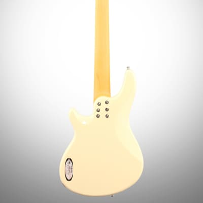 Schecter CV5 Bass Guitar, 5-String, Ivory image 5