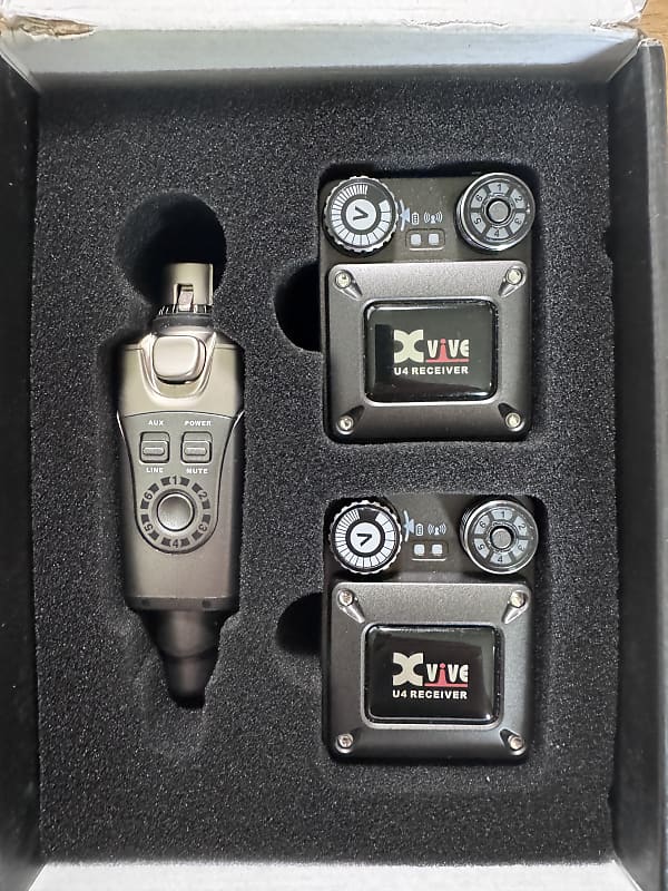 Xvive U4R2 Wireless In-Ear Monitoring System 2010s - Black image 1