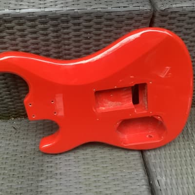 Kramer The 84 guitar body / red color | Reverb