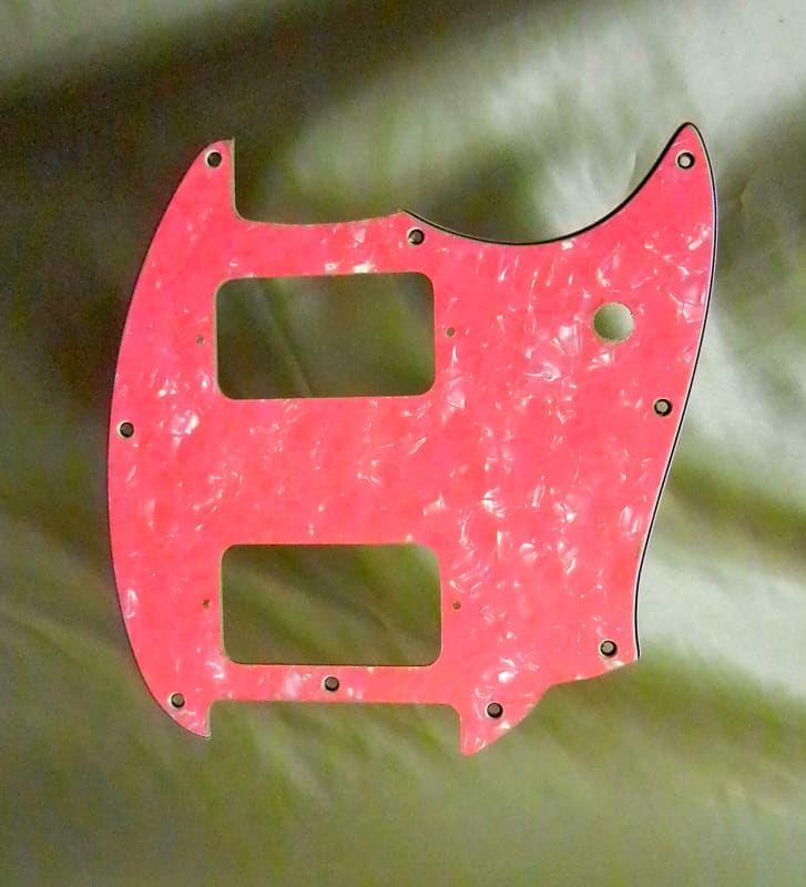 Pickguard For Squier Bullet Mustang Pink Pearloid Or 4 Ply Reverb 8446