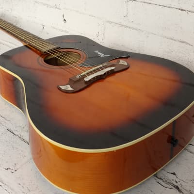 Vintage Framus Model Texan 5/196 Acoustic Guitar Germany image 7