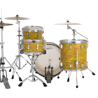 Ludwig Classic Maple Citrus Mod Fab 14x22_9x13_16x16 Drum Set Shell Pack Kit  Made in USA Authorized Dealer image 3