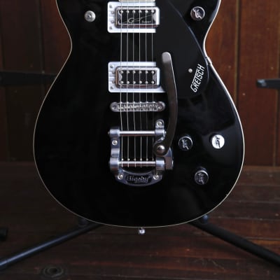 Gretsch G5655T-CB Electromatic Double Jet Black Electric Guitar Pre-Owned for sale