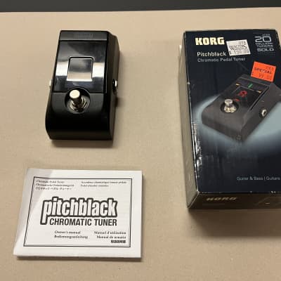 Korg Pitchblack Chromatic Guitar/Bass Tuning Pedal 2010s - Black **ANALOGMAN BUFFER INSIDE!** image 6