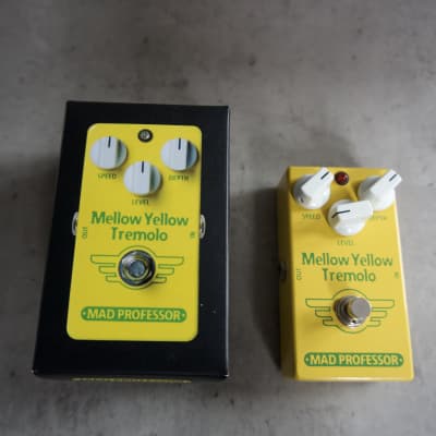 Reverb.com listing, price, conditions, and images for mad-professor-mellow-yellow-tremolo