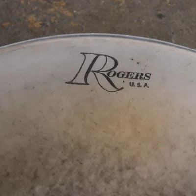 Rogers 14" Coated Drum Head Vintage 1970's image 2