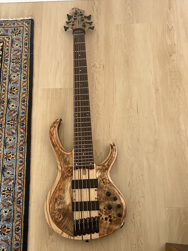 Ibanez BTB846V-ABL Bass Workshop Standard 6-String Bass Angique Brown  Stained Low Gloss 2019
