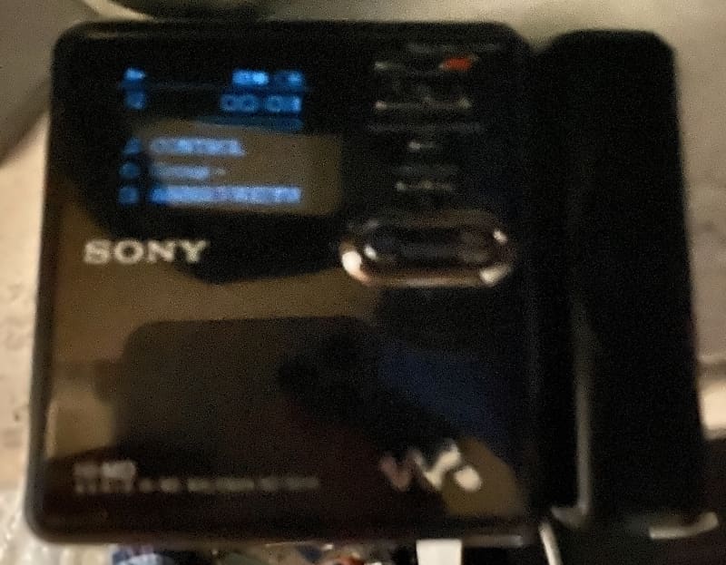 Sony MZ-RH10 Black Hi-MD Minidisc Recorder | Reverb