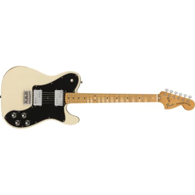 Fender Vintera Road Worn '70s Telecaster Deluxe Guitar - Olympic White image 4
