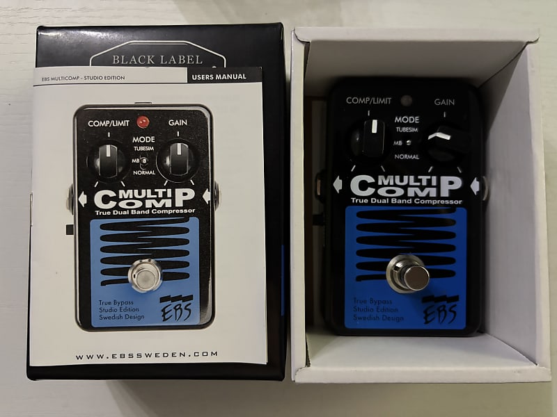 EBS Black Label Bass Multi Comp