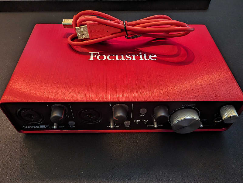 Focusrite Scarlett 2i4 2nd Gen USB Audio Interface 2016 - 2018