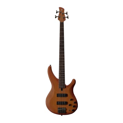 Yamaha TRBX504 4-String Premium Electric Bass (Brick Burst) image 1