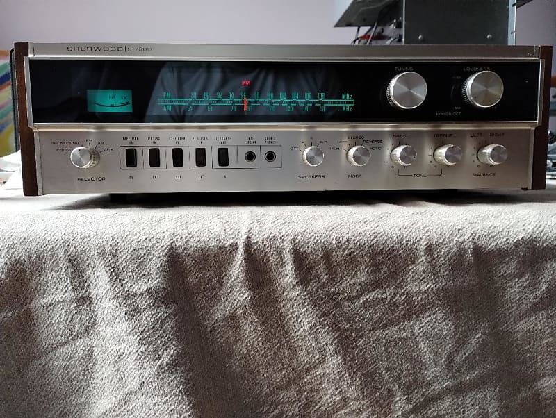 Sherwood s7300 receiver in excellent condition, serviced - 1970&#039;s  			