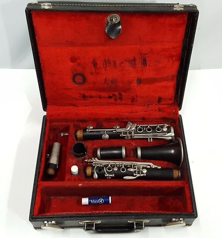 Genuine Noblet Paris France Bb Flat Clarinet with Hard Carrying Case - Nice! image 1