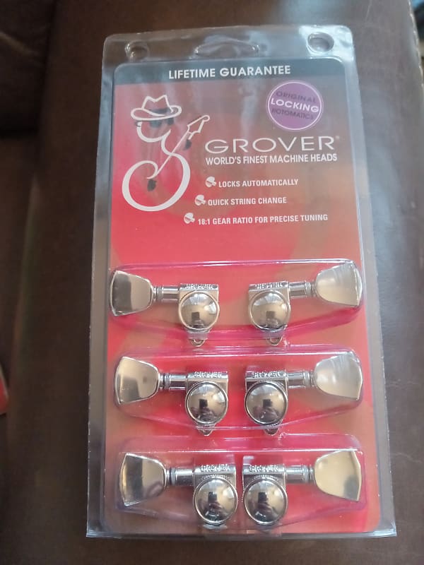 Grover 502NK Keystone Locking Tuners Nickel Reverb
