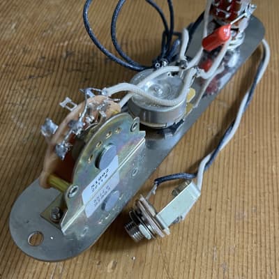 Fender Telecaster Wiring Harness Upgrade 250k CTS Pots .022 Orange Drop Cap Oak Grigsby Switch PUSH/PULL Series/Parallel image 7
