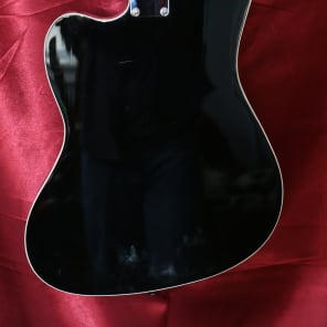 Fender JM-HO Jazzmaster Hollowbody MIJ 2000's Black image 6