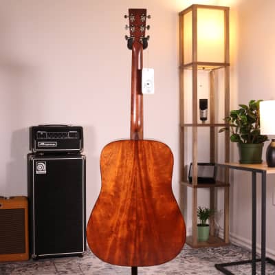 Martin Custom Shop D-14f Sinker Mahogany - Black Ebony Fretboard, Italian Alpine Spruce image 9