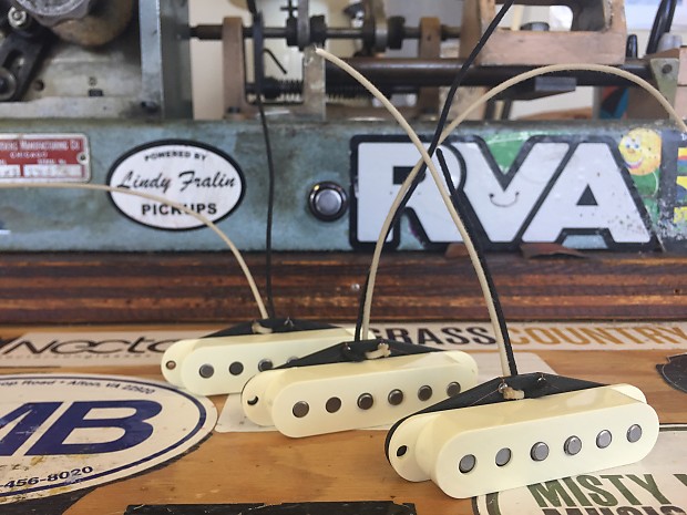 Custom! Lindy Fralin High Output Strat Set - Tall G Stagger