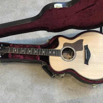 Taylor 814ce DLX Sitka Spruce/Indian Rosewood Grand Auditorium with V-Class Bracing Natural 2018 image 1