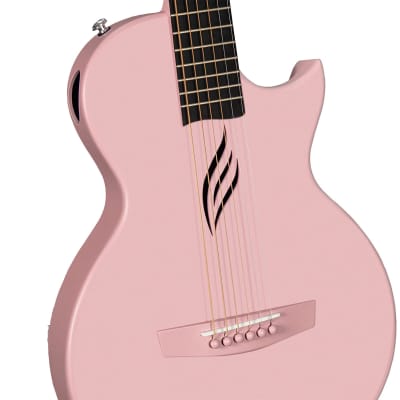 Enya NOVA GO Pink Acoustic Guitar "Pretty In Pink" image 3